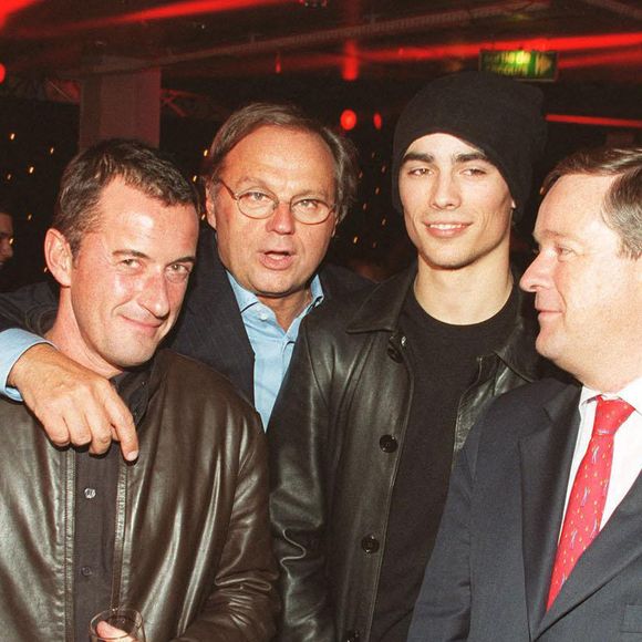 Christophe Dechavanne, Damien Sargue et Jean-Marie Messier. Photo par Max Colin/ABACAPRESS.COM