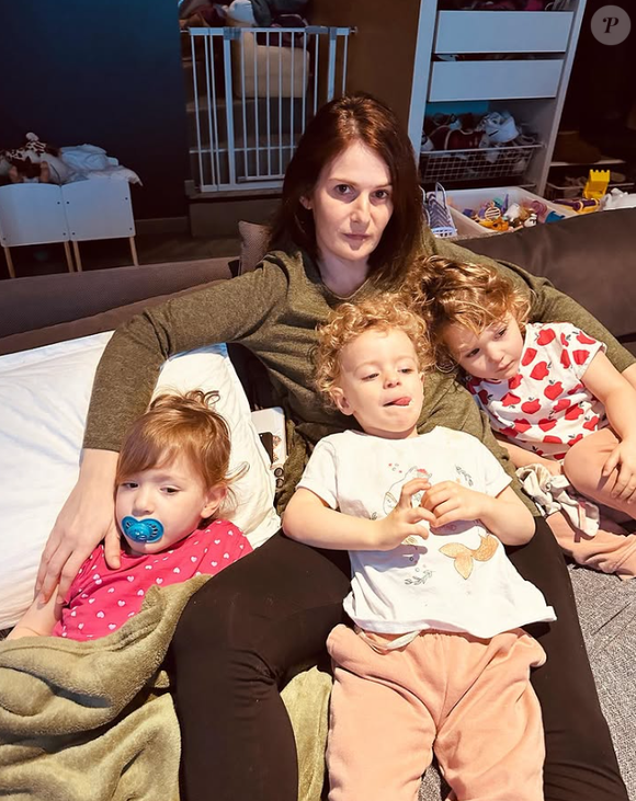 Céline et Clément Baudrand (Familles nombreuses) à la tête d'une tribu recomposée de huit enfants. Capture Instagram