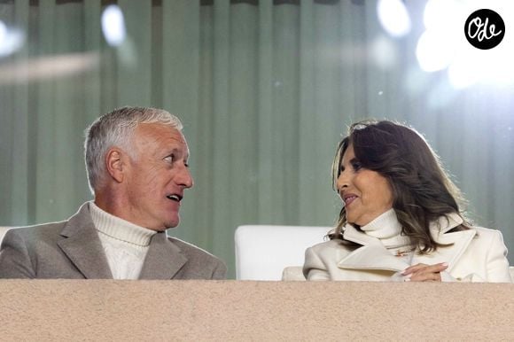 Toujours très discrète, elle continue de soutenir son mari pendant la Coupe du monde 2026.

Didier Deschamps, le selectionneur de l'equipe de France, et sa femme Claude durant la rencontre de football de Ligue 1 Monaco - Paris Saint Germain (PSG) au stade Louis II de Monaco, le 18 décembre 2024.

© Bruno Bebert / Bestimage