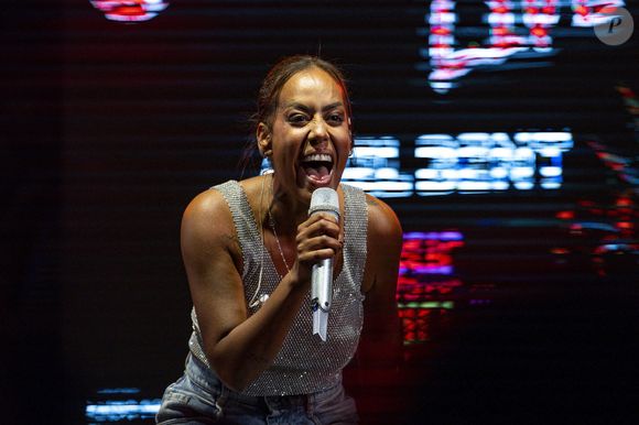 Amel Bent en concert au festival Music en ciel à Saint-Priest le 12/07/2025 .Photo Sandrine Thesillat / PsNewZ