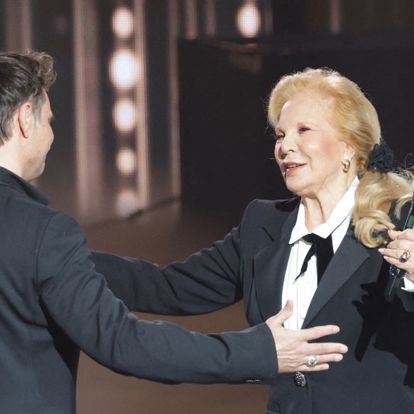 David Hallyday et Sylvie Vartan - Cérémonie de la 40ème édition des Victoires de la Musique à la Seine Musicale à Boulogne-Billancourt, France, le 14 février 2025. © Coadic Guirec/Bestimage