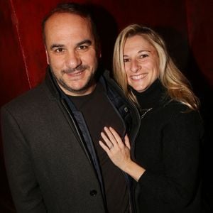 Francois-Xavier Demaison et sa femme Anais Tihay assistent au lancement du livre de Charlotte Gabris "Déjeuner en Paix" au Buddha-Bar a Paris, France, le 13 janvier 2020. Photo by Jerome Domine/ABACAPRESS.COM