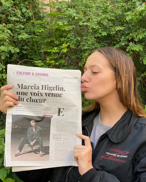 Marcia Higelin sur Instagram. Le 30 avril 2022.