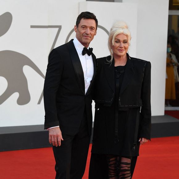 Hugh Jackman et sa femme Deborra-Lee Furness - Red carpet du film "The Son" lors de la 79ème édition du Festival International du Film de Venise, la Mostra. Le 7 septembre 2022 @Backgrid UK/ Bestimage