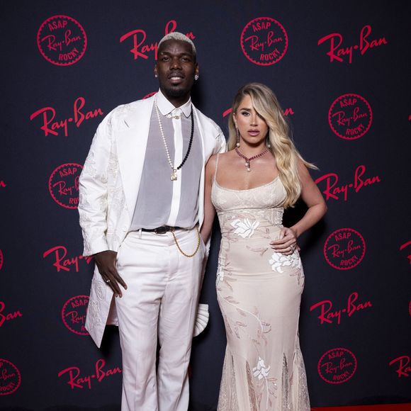 Paul Pogba , Zulay Pogba à la soirée Ray-Ban x A$AP Rocky lors du 78ème Festival de Cannes à l'aéroport de Mandelieu à Cannes, France, le 19 mai 2025. Photo by SGP/SPUS/ABACAPRESS.COM