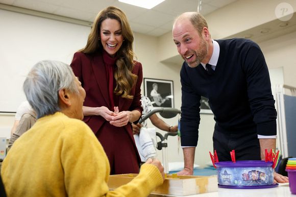 Le prince William, prince de Galles et Catherine Kate Middleton, princesse de Galles visitent l'hôpital Charing Cross à Londres le 8 janvier 2026. Photo par Isabel Infantes / Pool / Julien Burton / Bestimage