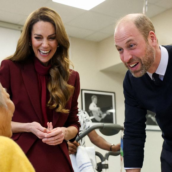 Le prince William, prince de Galles et Catherine Kate Middleton, princesse de Galles visitent l'hôpital Charing Cross à Londres le 8 janvier 2026. Photo par Isabel Infantes / Pool / Julien Burton / Bestimage
