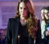 Mais un détail de sa tenue de ce lundi 27 janvier a de quoi faire tiquer
Le prince William, prince de Galles, et Catherine (Kate) Middleton, princesse de Galles, assistent à une cérémonie de commémoration des 80 ans de la libération du camp de concentration d'Auschwitz-Birkenau au Guildhall à Londres, le 26 janvier 2025.