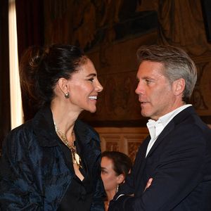 Emmanuel-Philibert de Savoie et Adriana Abascal au dîner de gala. Rome, Palazzo Ruspoli Dîner de gala pour le concert d'Omar Harfouch au Parlement italien. Italie. Photo par IPA/ABACAPRESS.COM