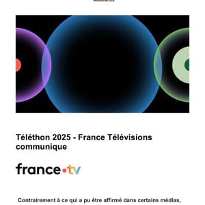 Communiqué de France Télévisions