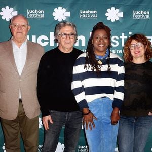 Le jury documentaire : Olivier Brumelot, Patrick Jeudy, Lionel Astier (président), Princess Erika, Ketty Rios Palma et Olivier de Bannes - Photocall d'ouverture du 27ème Festival TV de Luchon le 4 février 2026.

© Patrick Bernard / Bestimage