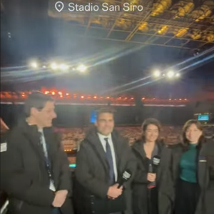 Nathalie Péchalat partage les coulisses de France TV pour les JO de Milan le 6 février 2025. Instagram