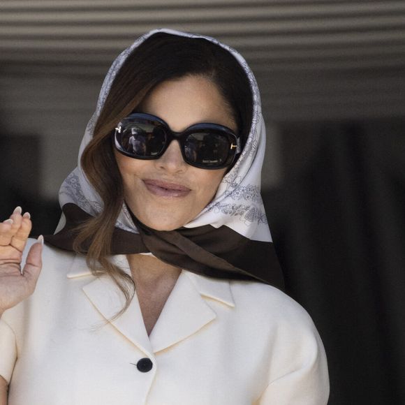 Lauren Sanchez quitte l'hôtel Aman pour assister à la cérémonie de mariage sur l'île de San Giorgio avant le mariage de Jeff Bezos et Lauren Sanchez le 27 juin 2025 à Venise, Italie. Photo by Marco Piovanotto/ABACAPRESS.COM