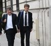 Stéphane Plaza a été condamné par la justice en 2025.

Stéphane Plaza arrive à la Maison de la Chimie à Paris avec ses avocats Antonin Gravelin-Rodriguez et Julien Roelens pour donner une conférence de presse le 5 juin 2025.