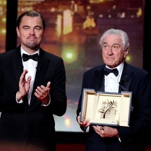 L'acteur était notamment venu remettre la Palme d'Or d'honneur à Robert de Niro.

Leonardo DiCaprio, Robert De Niro (Palme d'Or d'honneur) - Cérémonie d'ouverture du 78ème Festival International du Film de Cannes, au Palais des Festivals à Cannes. Le 13 mai 2025.
© Borde-Jacovides-Moreau / Bestimage