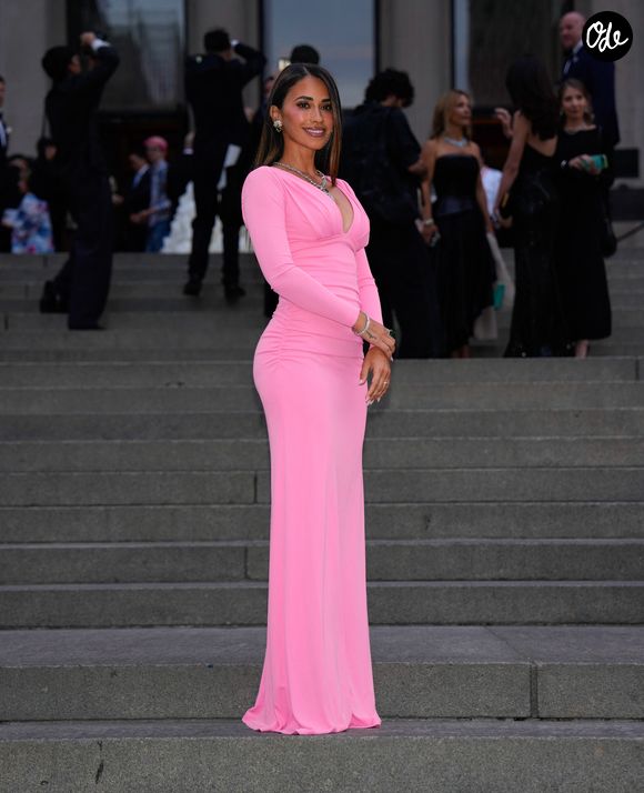 Antonela Roccuzzo le 25 avril 2025 à New York City, États-Unis. Crédit Starmax / Bestimage