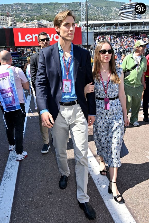La princesse Alexandra de Hanovre et son compagnon Ben Sylvester Strautmann dans les paddocks du Formula 1 Louis Vuitton Grand Prix de Monaco 2026, à Monte Carlo, Monaco, le 6 juin 2026. © Bruno Bebert/Bestimage