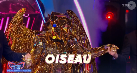 L'Oiseau dans Mask Singer, capture d'écran TF1