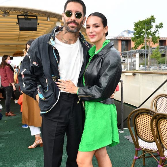 Stéphane Rodrigues, Jade Leboeuf - Soirée d’anniversaire des 5 ans de la marque Joone, sur la péniche La Barge à Issy-les-Moulineaux. Paris, le 30 juin 2022
© Veeren / Bestimage