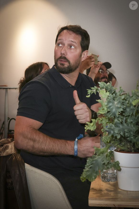 Thomas Pesquet lors du Festival du Livre de Paris , France, le 12 avril 2024. © Jack Tribeca / Bestimage
