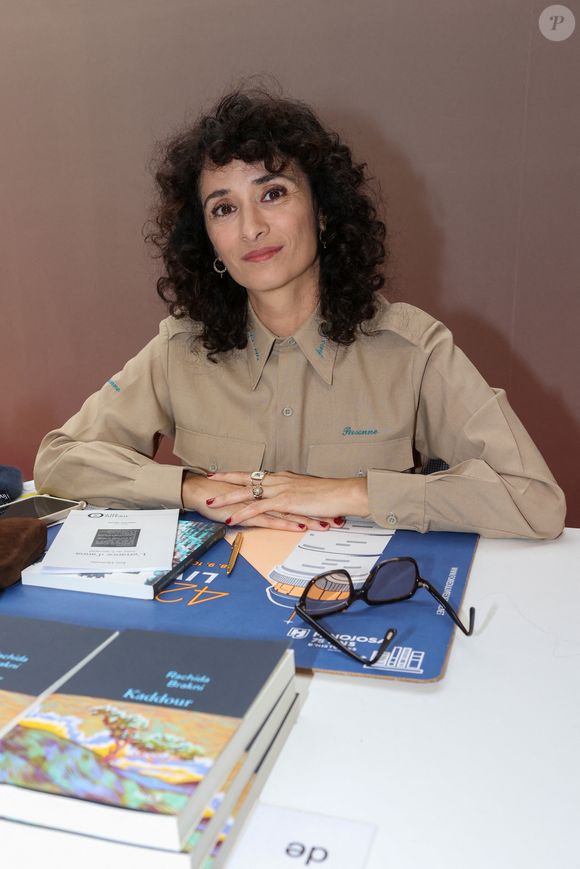 Rachida Brakni à la Halle Georges Brassens de Brive-la-Gaillarde pour la Foire du Livre de Brive , le 9 novembre 2024. © Jean-Marc Lhomer / Bestimage