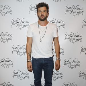Claudio Capéo - Photocall - Concert caritatif "Leurs Voix pour l'Espoir" au profit de la recherche contre le cancer du pancréas, créé et présenté par L. Cholewa à l'Olympia à Paris, le 7 octobre 2019. 
© Marc Ausset-Lacroix - Pierre Perusseau / Bestimage