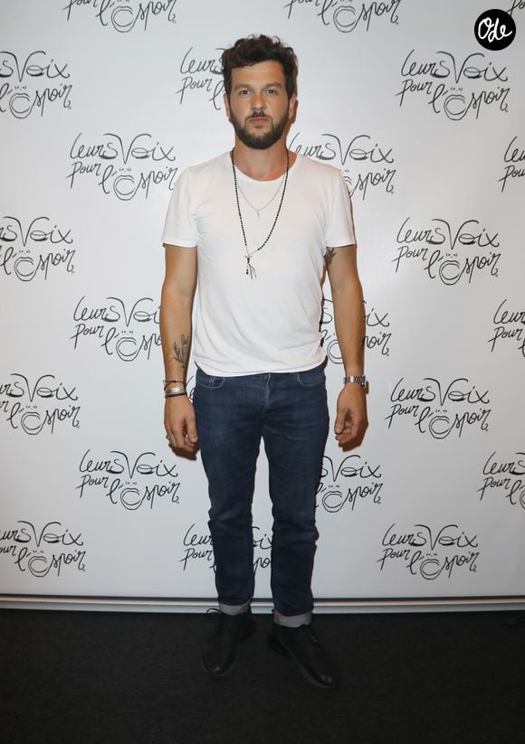 Claudio Capéo - Photocall - Concert caritatif "Leurs Voix pour l'Espoir" au profit de la recherche contre le cancer du pancréas, créé et présenté par L. Cholewa à l'Olympia à Paris, le 7 octobre 2019. 
© Marc Ausset-Lacroix - Pierre Perusseau / Bestimage