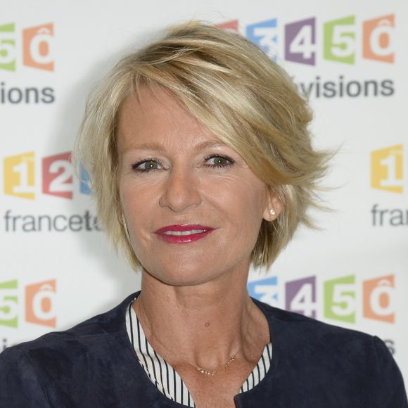 Sophie Davant - Conférence de presse du Téléthon 2015, à France Télévisions à Paris le 4 novembre 2015. Le Téléthon 2015 aura lieu le 4 et le 5 décembre et le parrain de cette édition sera Marc Lavoine. © Coadic Guirec / Bestimage