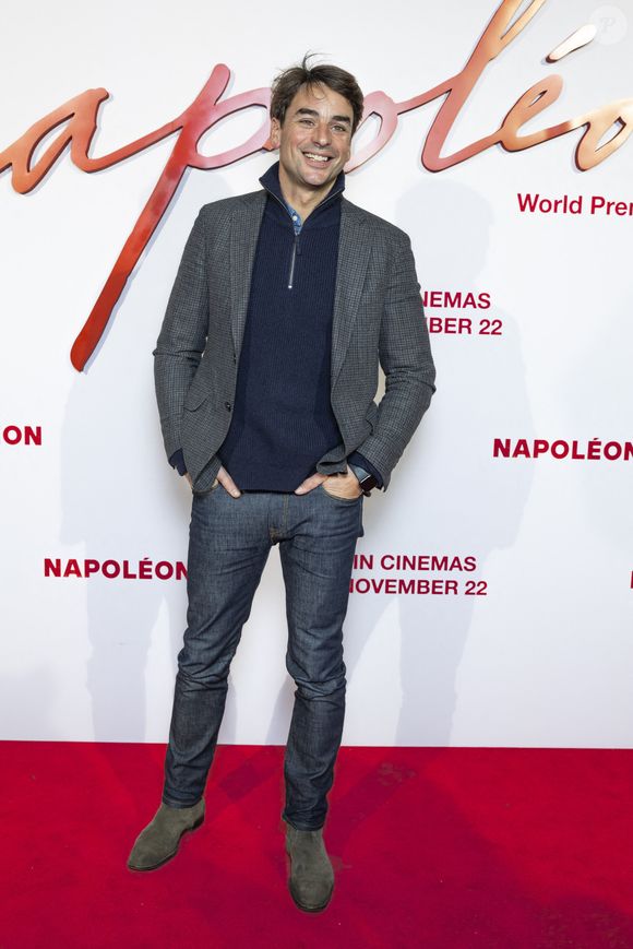Julian Bugier - Avant-première mondiale du film "Napoléon" à la Salle Pleyel à Paris le 14 novembre 2023. © Olivier Borde / Bestimage