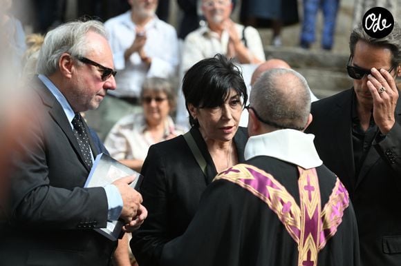 Liane Foly - Obsèques de la chanteuse et pianiste française Marie-Paule Belle, en l'église Saint-Roch à Paris le 3 aout 2026. Elle est décédée d'un cancer du sein à l'âge de 80 ans, le 25 juillet 2026, à Neuilly-sur-Seine. Agence / Bestimage