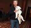 Mais il souffre tout de même d'acouphènes, des bruits permanents qu'il entend dans l'oreille gauche.
Exclusif - Pascal Bataille avec son chien lors de la conférence de presse "Défi d'Elles 2024" à Paris le 10 janvier 2024.
© Jack Tribeca / Bestimage