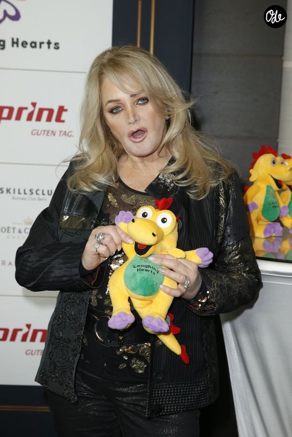 Bonnie Tyler au photocall du gala caritatif "Laughing Hearts" à l'hôtel "Grand Hyatt" à Berlin, le 24 novembre 2018. Action Press / Bestimage