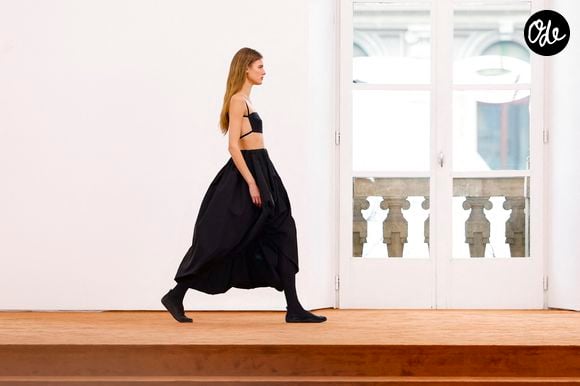 Défilé Jil Sander "Collection Prêt-à-Porter Automne/Hiver 2026-2027" lors de la Fashion Week de Milan (MLFW), le 25 février 2026. © Bestimage # Runway Jil Sander Fashion Show "Ready-to-Wear Collection Fall/Winter 2026-2027" at Milan Fashion Week, on February 25, 2026. | 00744680