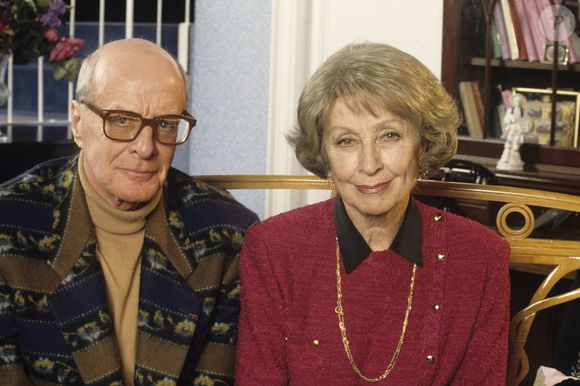 En France, à Paris, au Théâtre des Bouffes Parisiens, portrait de Jacques François et Danielle Darrieux. Janvier 1992
© Jean Lenoir via Bestimage
