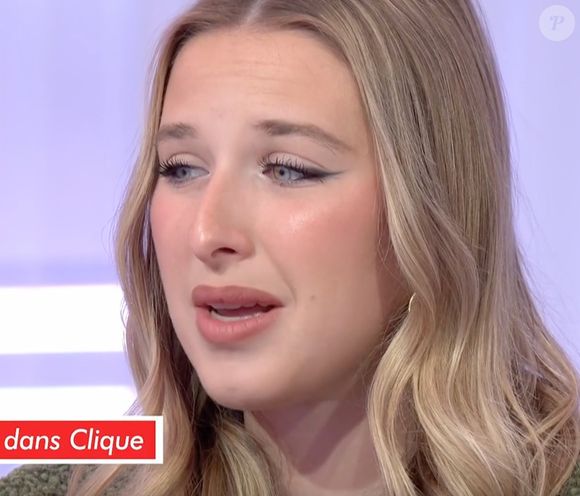Helena Bailly sur le plateau de "Clique" ce mercredi 23 avril 2025. (Capture d'écran).