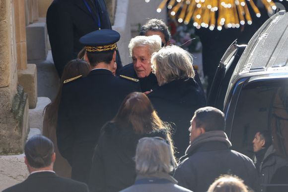Bernard d'Ormale, le veuf de B.Bardot - Obsèques de Brigitte Bardot en l'église Paroissiale Notre-Dame-de-l'Assomption de Saint-Tropez, le 7 janvier 2026. © Cyril Hiely / Nice Matin / Bestimage