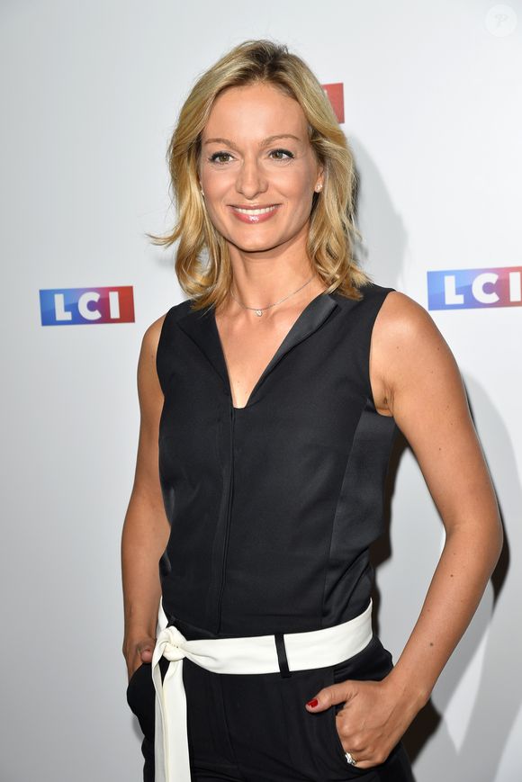Audrey Crespo-Mara lors du photocall de la conférence de rentrée de la chaine LCI à Boulogne Billancourt le 30 août 2017. © Coadic Guirec / Bestimage