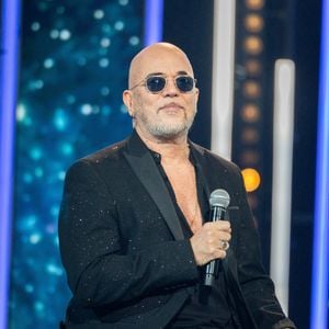 Pascal Obispo lors du Téléthon 2024, à Saint Denis, près de Paris, France, le 29 novembre 2024. Photo par Alexis Jumeau/ABACAPRESS.COM