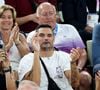 “On n'en a jamais parlé ensemble, peut-être pour ne pas remuer le couteau dans la plaie…”, explique Florent Manaudou au Parisien Week-end

Laure Manaudou, Florent Manaudou et sa compagne Lola Dumenil - Les célébrités en tribunes pendant l'épreuve de basketball de Demi-Finale opposant la France à l'Allemagne lors des Jeux Olympiques de Paris 2024 (JO) à l'Arena Bercy, à Paris, France, le 8 août 2024. © Jacovides-Perusseau/Bestimage