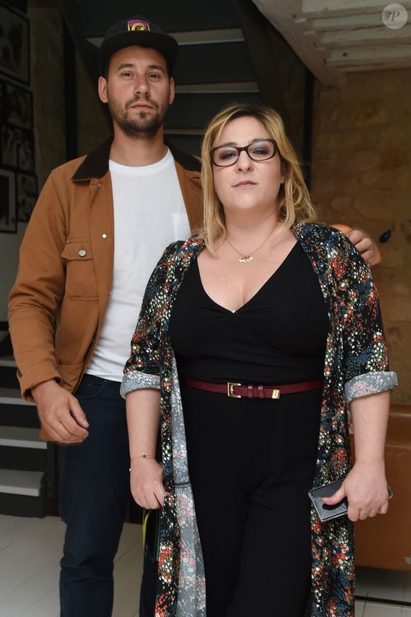 Semi-exclusif - Marilou Berry et son compagnon Alexis (Le Diamantaire artiste street art) - Soirée de lancement de l'appareil photo Instax SQ6 de Fujifilm à l'Instax Square House à Paris le 24 mai 2018. © Giancarlo Gorassini/Bestimage