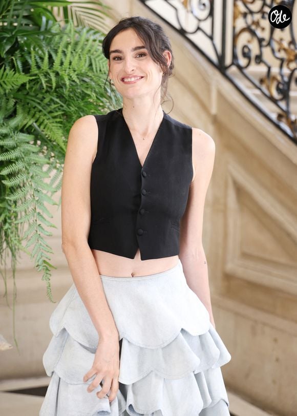 Nine d'Urso au photocall du défilé de mode DIOR Collection Haute Couture Automne/Hiver 2026-2027 lors de la Fashion Week de Paris (PFW) au musée Rodin, à Paris, France, le 6 juillet 2026. © Denis Guignebourg/Bestimage