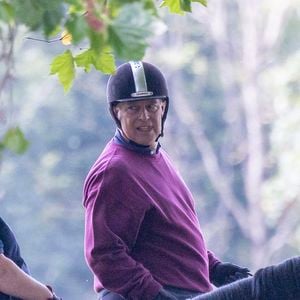 Le prince Andrew arrive en voiture au château de Windsor pour sa balade à cheval régulière le 4 septembre 2024.

© Goff Inf / Bestimage