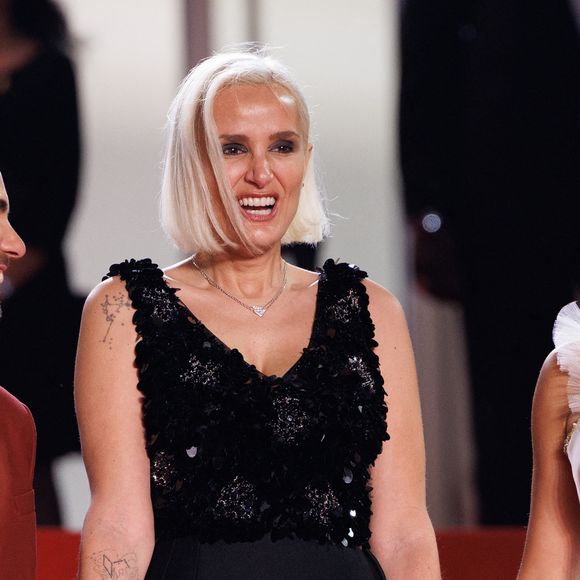 Tahar Rahim, Julia Ducournau, Golshifteh Farahani - Montée des marches du film « Alpha » lors du 78ème Festival International du Film de Cannes, au Palais des Festivals à Cannes. Le 19 mai 2025
© Jacovides-Moreau / Bestimage