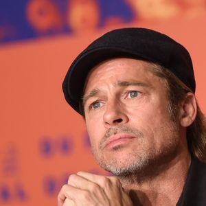 Brad Pitt à la conférence de presse du film Once upon a time in Hollywood  lors du 72ème Festival International du film de Cannes. Le 22 mai 2019 
© Jacovides-Moreau / Bestimage