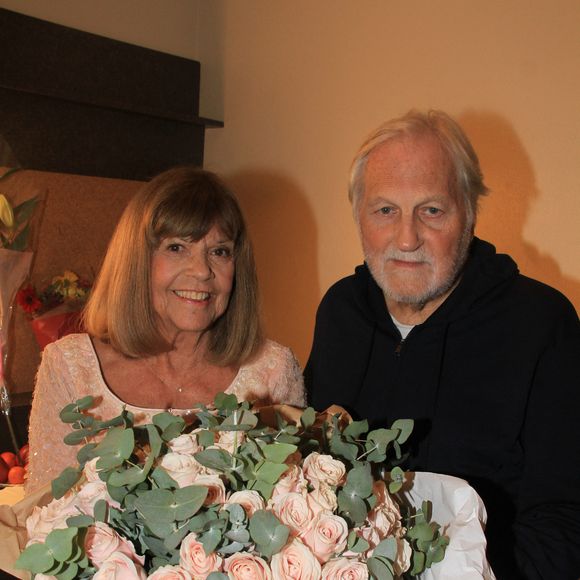 Exclusif - Chantal Goya, Jean-Jacques Debout - Les personnalités vont voir le dernier spectacle de Chantal Goya au palais des Congrès à Paris le 14 octobre 2023. © Baldini / Bestimage