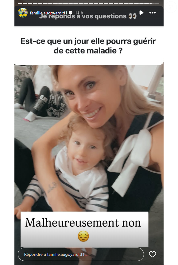 Une maladie génétique rare dont elle ne guérira jamais, comme l'explique la mère de clan.

Roxanne Augoyard (Familles nombreuses) fait quelques confidences sur l'état de santé de sa fille Liv.