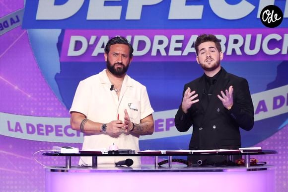 "Après cinq magnifiques saisons, il est temps pour moi de quitter TBT9", a-t-il premièrement écrit

Exclusif - Cyril Hanouna, Andrea Bruche, sur le plateau de TBT9 (Tout beau tout n9uf), présenté par C.Hanouna, et diffusé en direct sur W9, à Paris, France, le 3 avril 2026. © Jack Tribeca/Bestimage