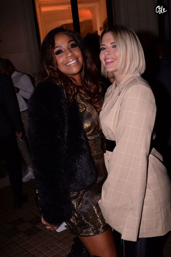 Exclusif - Ludivine Retory et Kelly Vedovelli - Eleven Paris présente "Artmakers" aux Salons Hoche à Paris le 27 novembre 2019. Elevenparis présente une nouvelle collaboration avec le styliste A. Travia, une collection de vêtements à l'esprit rock baptisée Artmakers. © Rachid Bellak/Bestimage