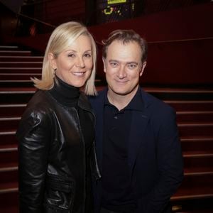 Exclusif - Laurence Ferrari et son mari Renaud Capuçon - People au concert de Renaud Capuçon à l'Olympia à Paris, France, le 10 mars 2024. © Moreau-Tribeca/Bestimage
