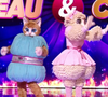 Il a chanté en duo avec le chaton, un personnage de la saison précédente

L'Agneau de Mask Singer 8 avec le Chaton, capture d'écran TF1
